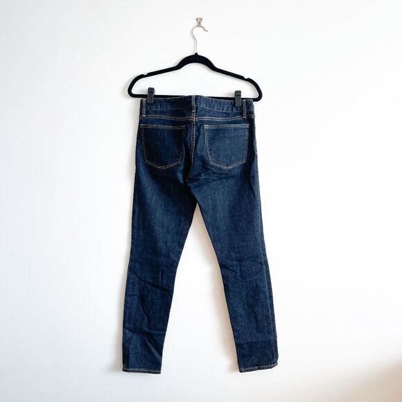 Gap 1969 Womens Low Rise Always Skinny Dark Wash Blue Denim Jeans Size 28 - Picture 2 of 11